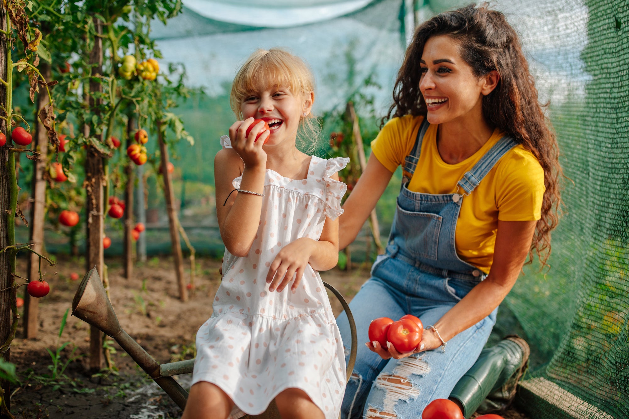 Moeder en dochter Vitaminfit