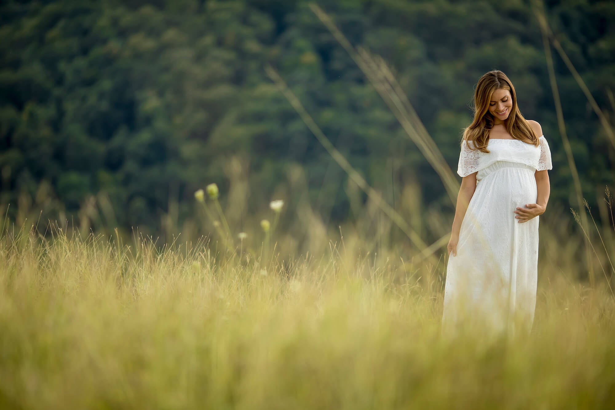 Pregnant Woman Nature