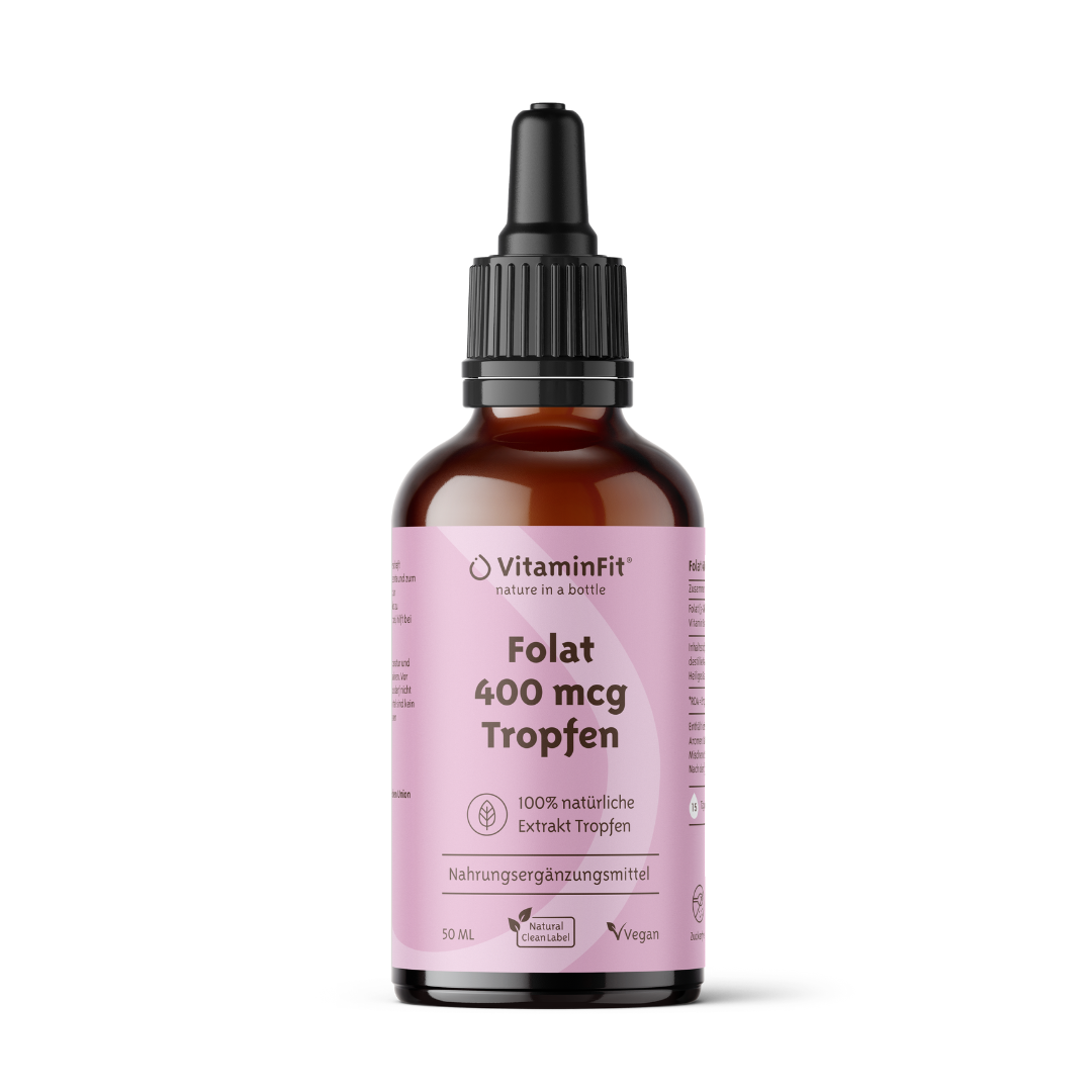 VitaminFit Folat 400 mcg (5 MTHF) Tropfen 1