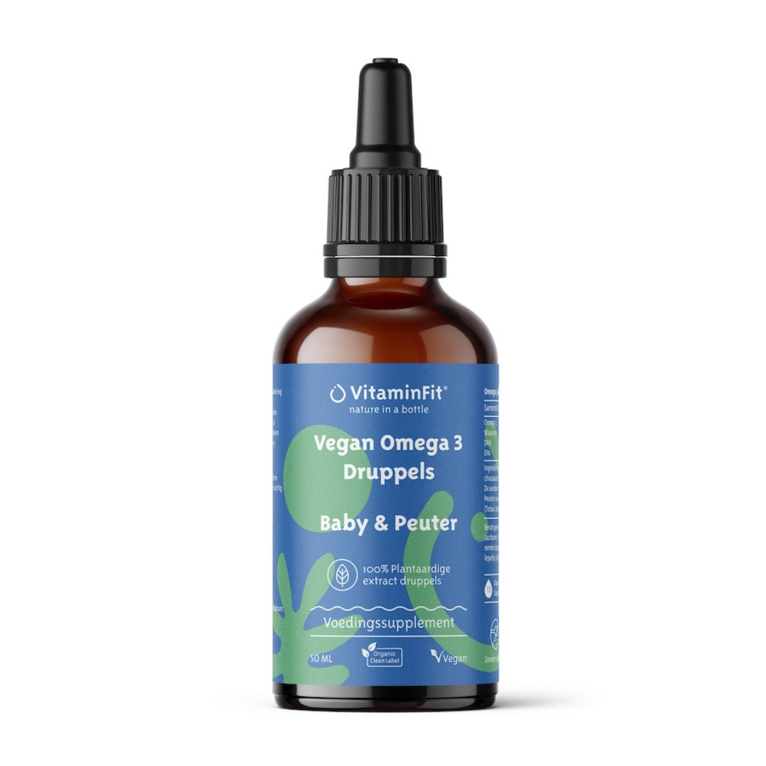 VitaminFit Vegan Omega 3 Baby Druppels 1