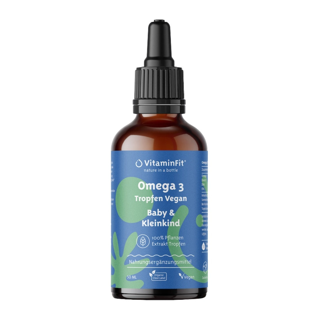 VitaminFit Vegane Omega 3 Baby-Tropfen 1