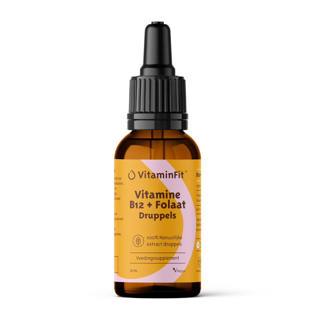 VitaminFit Vitamine B12 + Folaat (foliumzuur) in druppelvorm 1