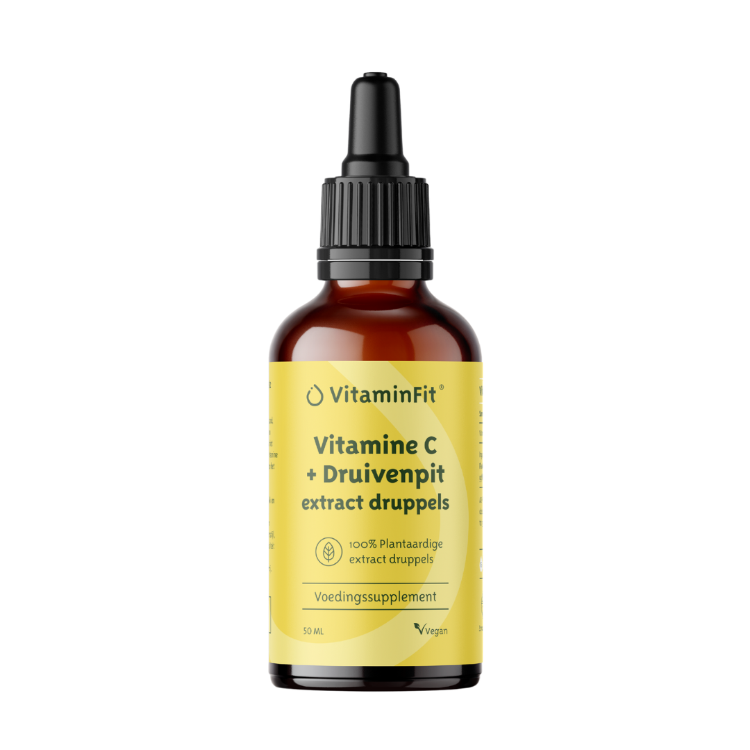 VitaminFit Vitamine C druppels met druivenpit extract 1